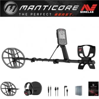 Металотърсач Minelab Manticore + 9" антена + 15" антена