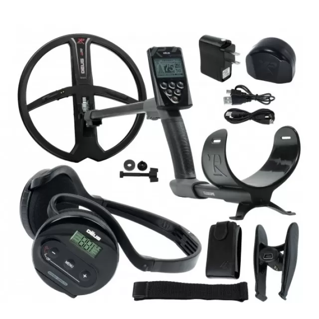 Металотърсач XP DEUS v.5, безжични слушалки WS4, RC (дистанционно устройство), сонда X35 28 см