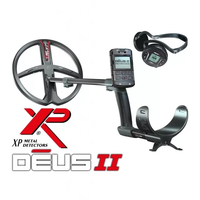 Металотърсач XP Deus II с RC (дистанционно управление), WS6 слушалки и 28 см антена