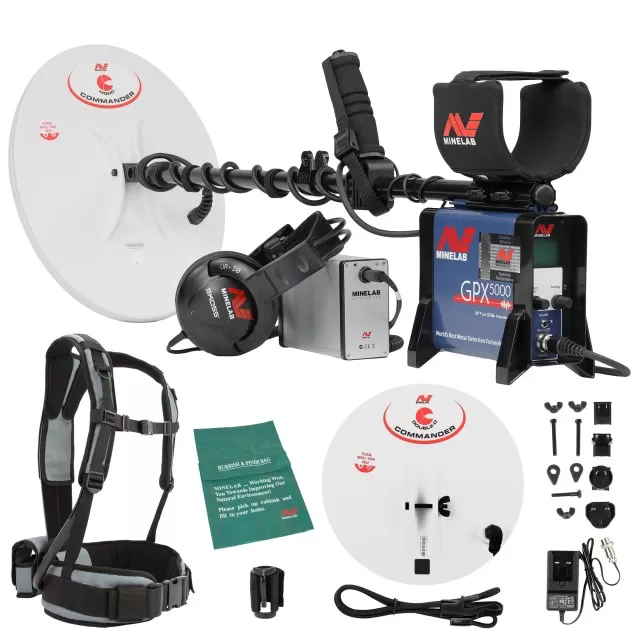 Металотърсач Minelab GPX-5000 + 2 Minelab Commander сонди
