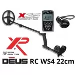 Металотърсач XP DEUS v. 5, безжични слушалки WS4, RC (дистанционно устройство), сонда X35 22 см